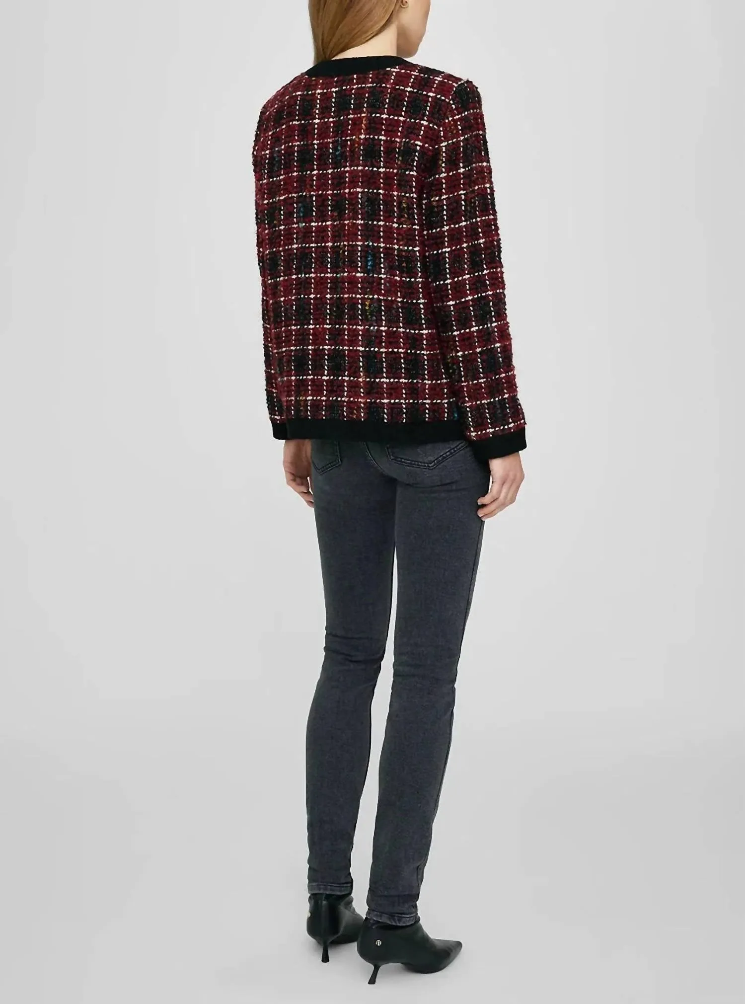 Anine Bing - Cherry Plaid Lydia Jacket