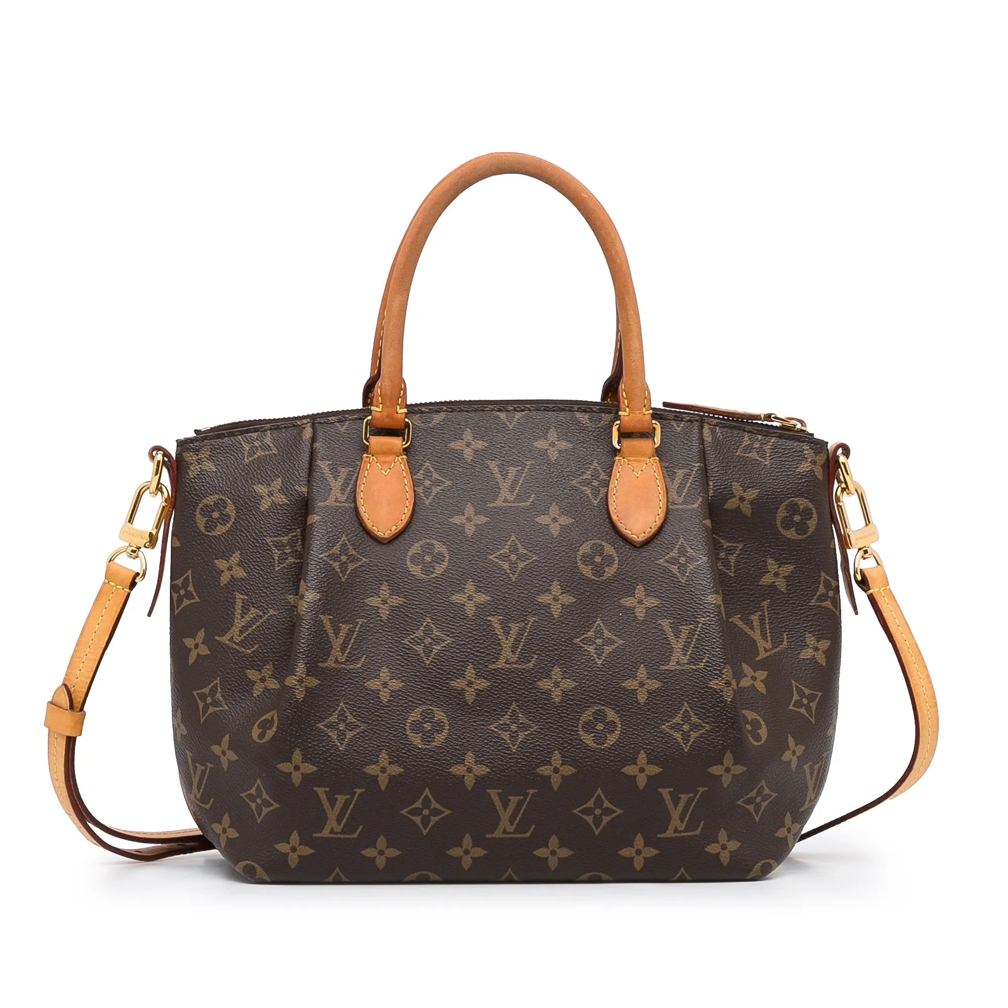 Brown Louis Vuitton Monogram Turenne PM Satchel
