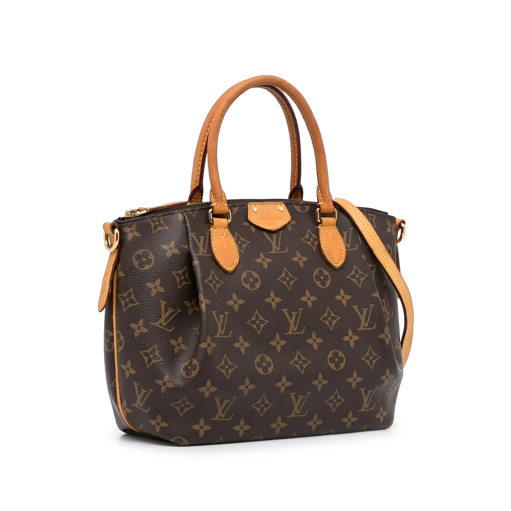 Brown Louis Vuitton Monogram Turenne PM Satchel