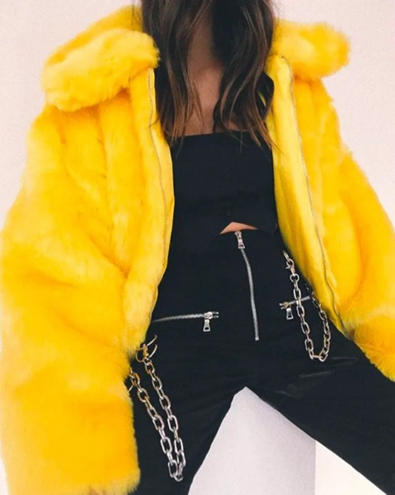 Faux Fur Coats Women Jackets