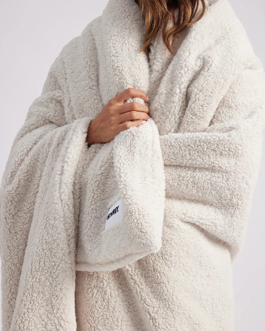 FAUX FUR THROW BLANKET | MARSHMALLOW