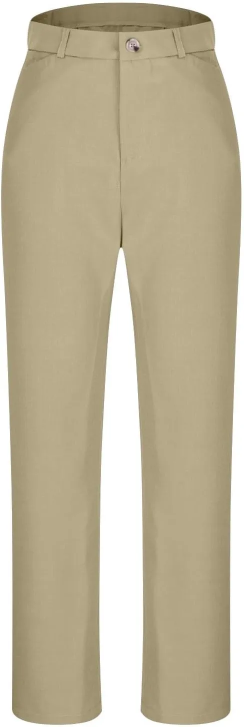 Lmdudan 2025 Dress Pants Women Work Business Pants Tummy Control Office Straight Leg Trousers High Waisted Ladies Slacks