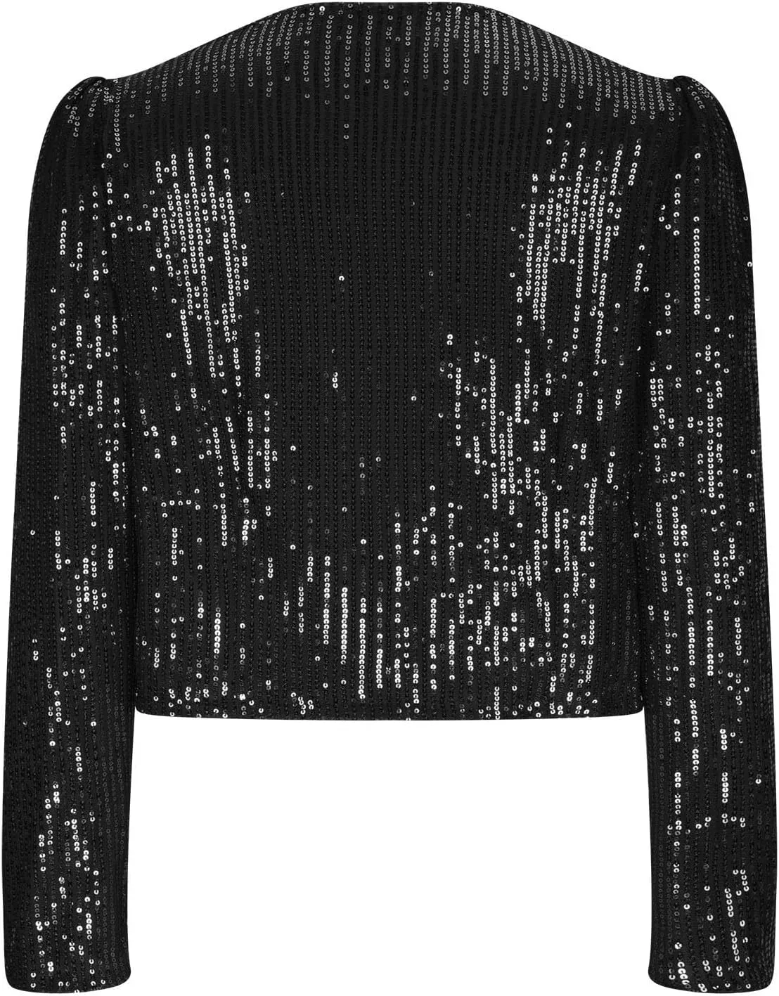 Plus Size Sequin Jacket Women Fashion Sparkle Cardigan Coat Long Sleeve Glitter Jackets Sparkly Blazer for Party
