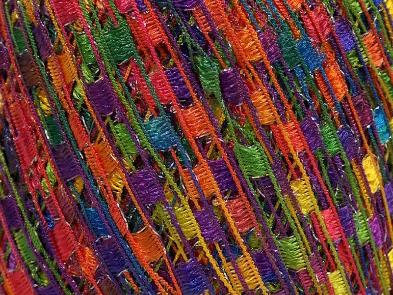 Trellis Ladder Yarn - Sweet Tart Sparkle (mini)