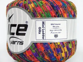 Trellis Ladder Yarn - Sweet Tart Sparkle (mini)